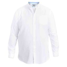  D555 férfi ing RICHARD oversize, Fehér 6XL