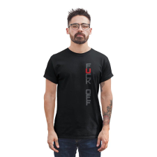 D&B Férfi/Unisex Póló EB00007 FckOff Fekete-Méret 2XL férfi póló