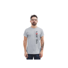 D&B Férfi/Unisex Póló EB00007 FckOff Szürke-Méret S férfi póló