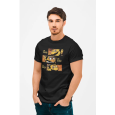  D&B Férfi/Unisex Póló GM00001 SuperMario Fekete-Méret 3XL
