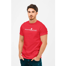  D&B Férfi/Unisex Póló GM00004 CounterStrike Piros-Méret XL