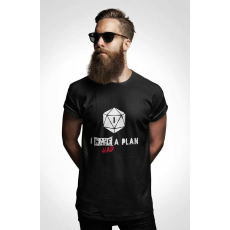  D&B Férfi/Unisex Póló GM00005 Dice Fekete-Méret 3XL