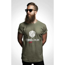 D&B Férfi/Unisex Póló GM00005 Dice Piros-Méret 2XL férfi póló