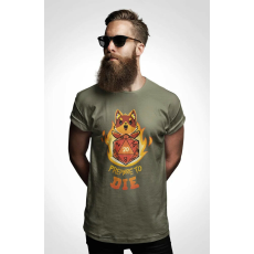  D&B Férfi/Unisex Póló GM00007 Prepera Piros-Méret 4XL