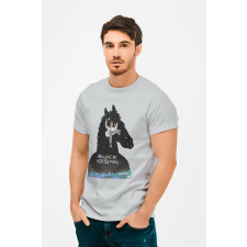 D&B Férfi/Unisex Póló MO00010 BoJackHorseman Szürke-Méret 2XL férfi póló