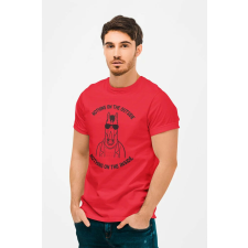 D&B Férfi/Unisex Póló MO00011 BoJackHorseman Piros-Méret 4XL férfi póló