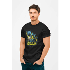  D&B Férfi/Unisex Póló MO00016 Batman Fekete-Méret 3XL