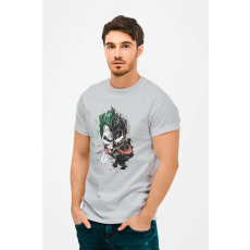  D&B Férfi/Unisex Póló MO00017 Joker&Venom Szürke-Méret 5XL
