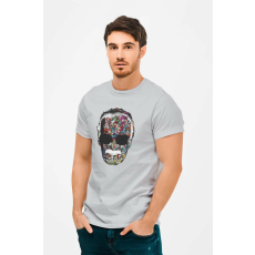  D&B Férfi/Unisex Póló MO00018 StanLee Szürke-Méret S