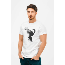  D&amp;B Férfi/Unisex Póló MO00019 Loki Fehér-Méret 4XL férfi póló