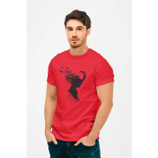 D&B Férfi/Unisex Póló MO00019 Loki Piros-Méret XL férfi póló
