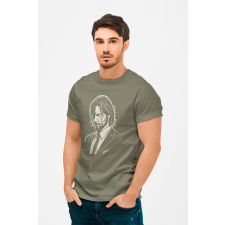 D&B Férfi/Unisex Póló MO00026 JohnWick Katonai zöld-Méret S férfi póló