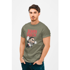 D&B Férfi/Unisex Póló MO00027 JohnWick Katonai zöld-Méret S férfi póló