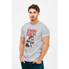 D&B Férfi/Unisex Póló MO00027 JohnWick Szürke-Méret M férfi póló