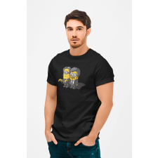 D&B Férfi/Unisex Póló MO00030 Minions Fekete-Méret L férfi póló