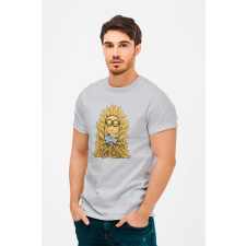  D&amp;B Férfi/Unisex Póló MO00031 Minions Szürke-Méret M férfi póló
