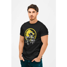  D&B Férfi/Unisex Póló MO00036 Mortal-kombat Fekete-Méret M