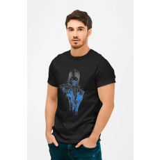  D&B Férfi/Unisex Póló MO00037 Mortal-kombat Fekete-Méret L