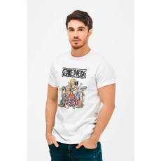  D&B Férfi/Unisex Póló MO00038 OnePiece Fehér-Méret 2XL