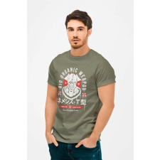 D&B Férfi/Unisex Póló MO00046 ResidentEvil Katonai zöld-Méret S férfi póló