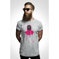 D&B Férfi/Unisex Póló MO00058 Squid Game Szürke-Méret M férfi póló