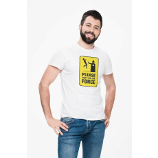  D&B Férfi/Unisex Póló MO00069 Star Wars Fehér-Méret M
