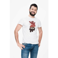  D&B Férfi/Unisex Póló MO00073 Walking Dead Fehér-Méret M