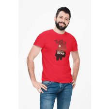 D&B Férfi/Unisex Póló MO00073 Walking Dead Piros-Méret XL férfi póló