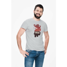 D&B Férfi/Unisex Póló MO00073 Walking Dead Szürke-Méret L férfi póló