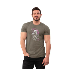  D&B Férfi/Unisex Póló MO00077 The Witcher Katonai zöld-Méret 2XL