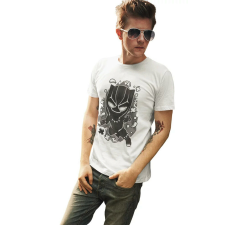 D&B Férfi Unisex Póló PC00005 Fekete Panter Fehér-Méret 3XL férfi póló