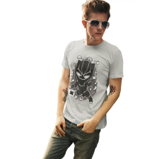 D&B Férfi Unisex Póló PC00005 Fekete Panter Szürke-Méret 4XL férfi póló