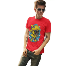 D&B Férfi Unisex Póló PC00006 Bumble Bee Piros-Méret 2XL férfi póló