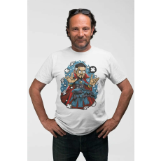  D&B Férfi Unisex Póló PC00010 Doctor Strange Fehér-Méret L