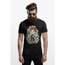  D&B Férfi Unisex Póló PC00012 Han Solo Fekete-Méret 4XL