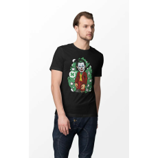  D&B Férfi Unisex Póló PC00014 Joker Fekete-Méret S