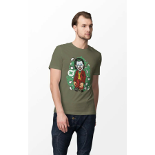 D&B Férfi Unisex Póló PC00014 Joker Katonai zöld-Méret 3XL férfi póló