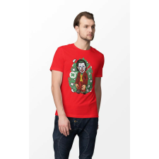 D&B Férfi Unisex Póló PC00014 Joker Piros-Méret 4XL férfi póló