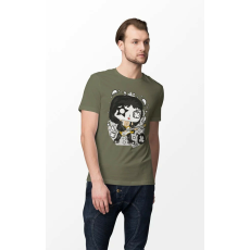  D&B Férfi Unisex Póló PC00016 Kiss Katonai zöld-Méret M