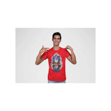  D&B Férfi Unisex Póló PC00022 Optimus Prime Piros-Méret 2XL