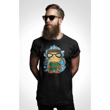 D&B Férfi/Unisex Póló PC00038 Dr Octopus Fekete-Méret XL férfi póló