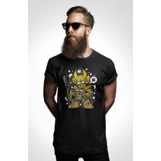  D&B Férfi/Unisex Póló PC00044 Garo Fekete-Méret 4XL