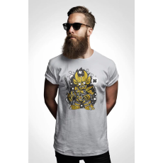 D&B Férfi/Unisex Póló PC00044 Garo-Méret Szürke-Méret 3XL