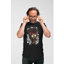 D&B Férfi/Unisex Póló PC00055 Jack Sparrow Fekete-Méret S férfi póló