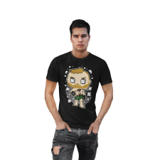 D&B Férfi/Unisex Póló PC00070 McGregor Fekete-Méret 2XL férfi póló