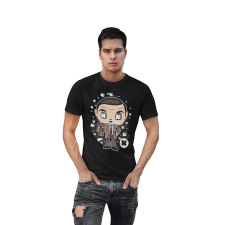 D&B Férfi/Unisex Póló PC00074 Mr Bean Fekete-Méret M férfi póló