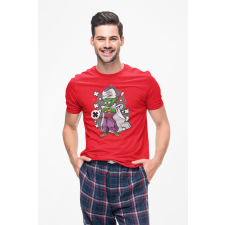 D&B Férfi/Unisex Póló PC00081 Picollo Piros-Méret M férfi póló