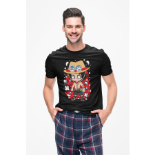 D&B Férfi/Unisex Póló PC00083 Portgas Fekete-Méret M férfi póló