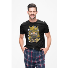  D&B Férfi/Unisex Póló PC00086 Prince Vultan Fekete-Méret M