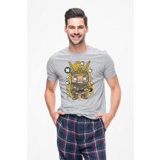 D&B Férfi/Unisex Póló PC00086 Prince Vultan Szürke-Méret XL férfi póló